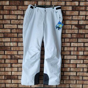 Sportneer Women's White Insulated Snow Ski Pant 2XL NWT